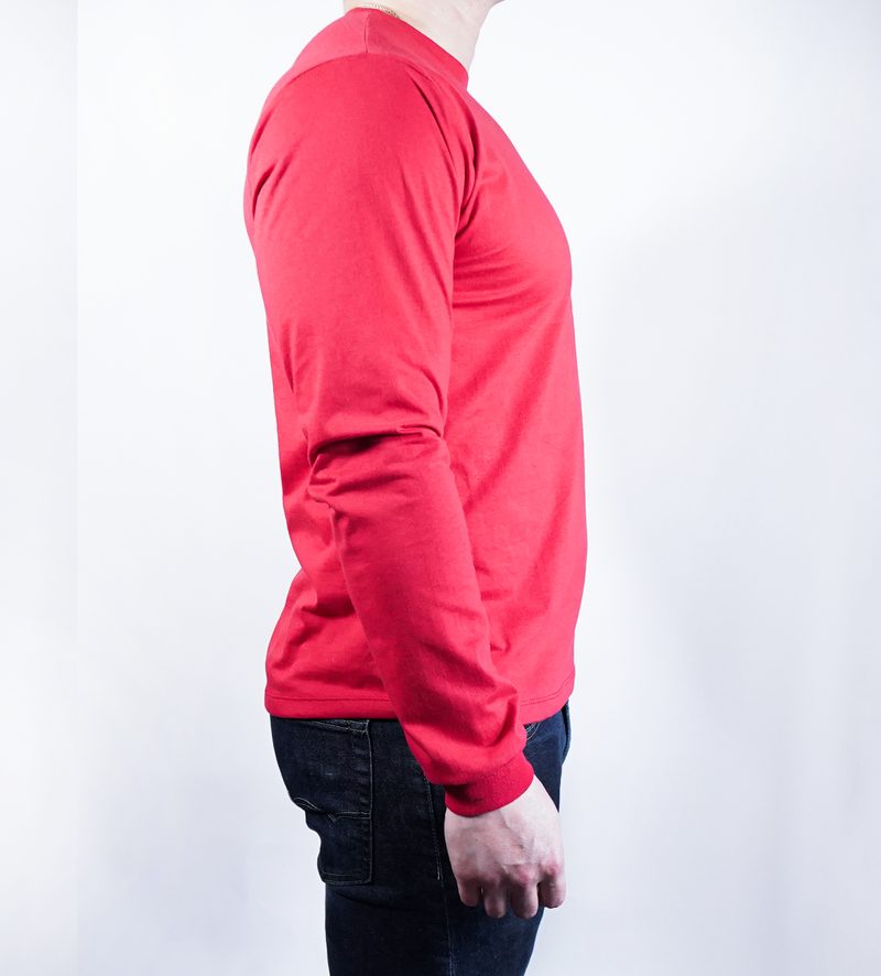 LONG SLEEVE MAN T-SHIRT RED