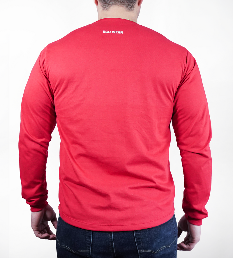 LONG SLEEVE MAN T-SHIRT RED