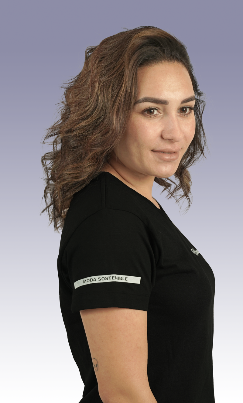 ECOWEAR WOMAN T-SHIRT BLACK